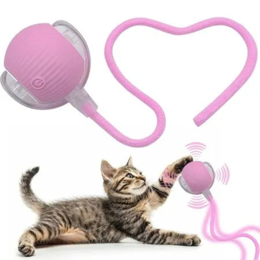 Pelota para Gatos con Soga Juguete Inteligente