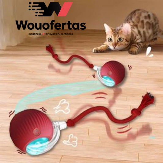 Pelota para Gatos con Soga Juguete Inteligente